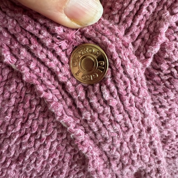 Anthropologie Pilcro Icon Yin Yang Cardigan sweater S Pink - Picture 3 of 8